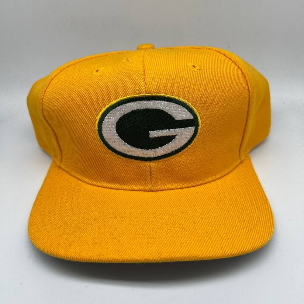 Vintage Green Bay Packers Game Day Wool Hat Snapback Cap New Men